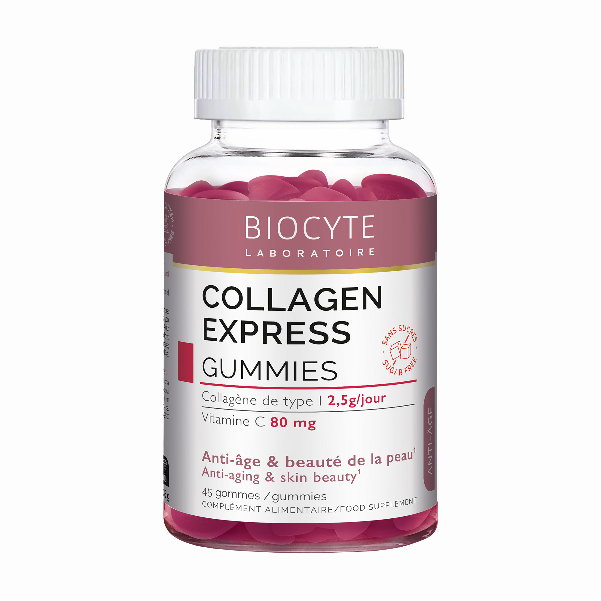 Колаген Biocyte Collagen Express Gummies, 45 жувальних цукерок
